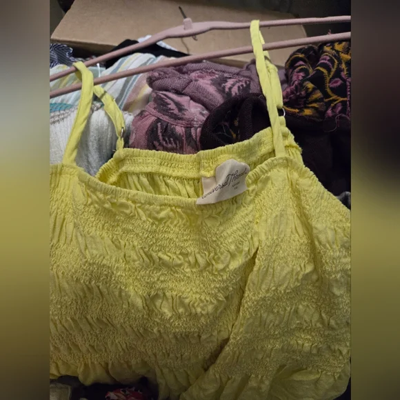 Univeral Thread Bright Yellow Spaghetti Strapped Dress - Picture 4 of 4